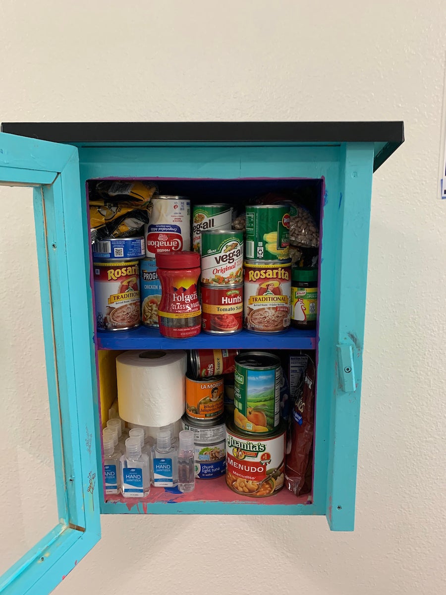 ‘Little Free Pantry’ now available to student parents at Oban Family